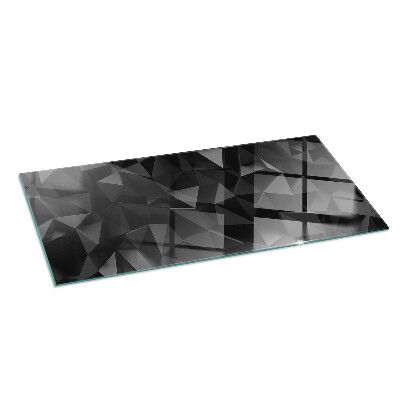 Glass hearth rectangular Three-dimensional geometry
