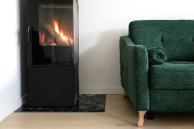 Glass hearth rectangular Three-dimensional geometry