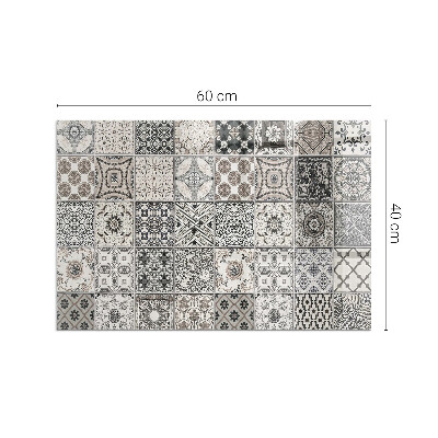 Glass hearth for wood stove rectangular Decorative tile patterns