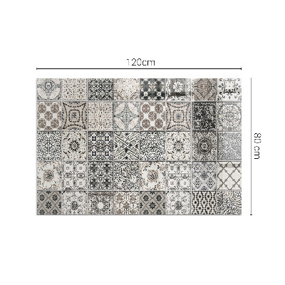 Glass hearth for wood stove rectangular Decorative tile patterns