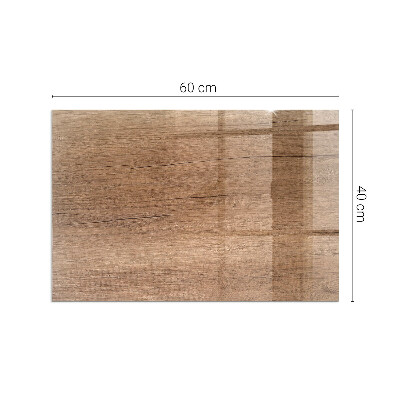 Glass hearth for wood stove rectangular Natural wood pattern