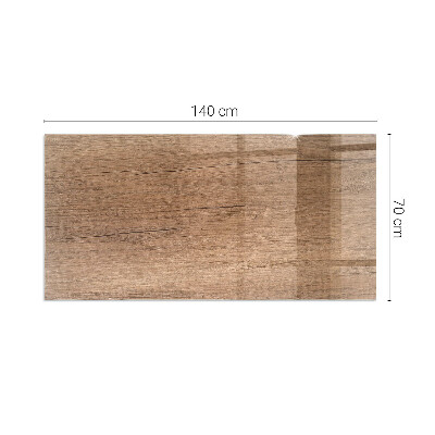Glass hearth for wood stove rectangular Natural wood pattern