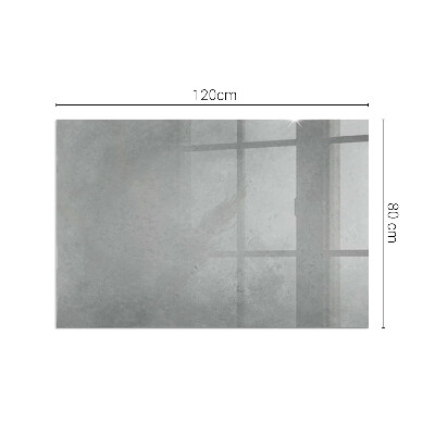 Glass hearth for wood stove rectangular Concrete texture with effect
