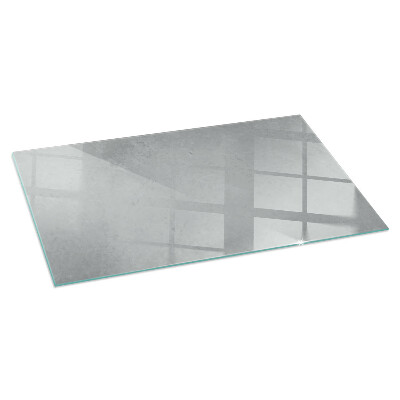 Glass hearth for wood stove rectangular Concrete texture with effect