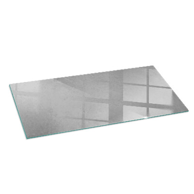 Glass hearth for wood stove rectangular Concrete texture with effect