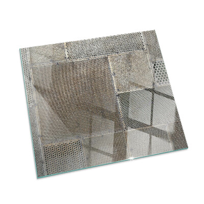Glass hearth rectangular Perforated sheet pattern