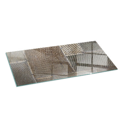 Glass hearth rectangular Perforated sheet pattern
