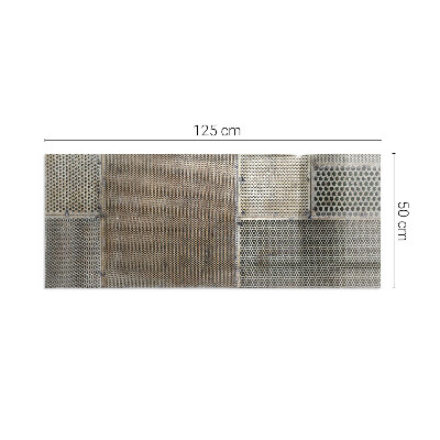 Glass hearth rectangular Perforated sheet pattern
