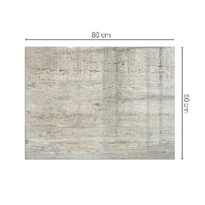 Glass hearth for wood stove rectangular Light wood texture