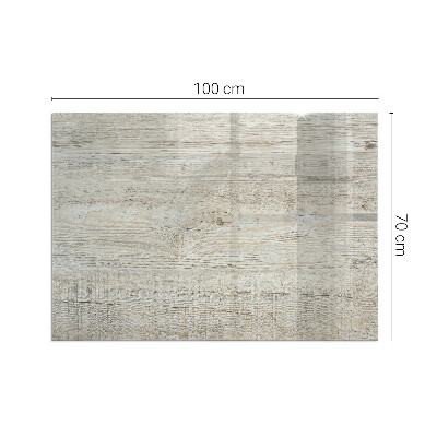 Glass hearth for wood stove rectangular Light wood texture