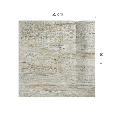 Glass hearth for wood stove rectangular Light wood texture