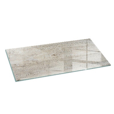 Glass hearth for wood stove rectangular Light wood texture