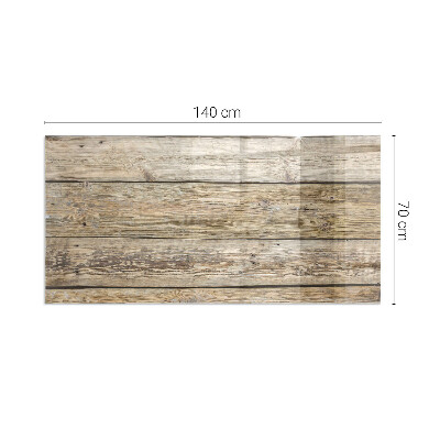 Glass hearth rectangular Wooden board in the layout
