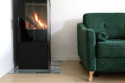 Glass hearth for wood stove rectangular Boards in different shades