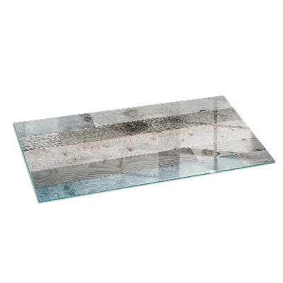 Glass hearth for wood stove rectangular Boards in different shades