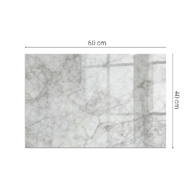 Glass hearth rectangular Marble texture pattern