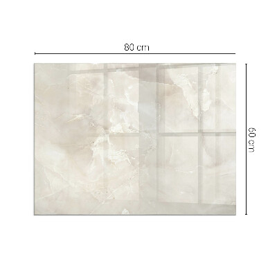 Glass hearth for wood stove rectangular Natural marble pattern