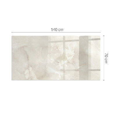 Glass hearth for wood stove rectangular Natural marble pattern