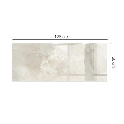 Glass hearth for wood stove rectangular Natural marble pattern