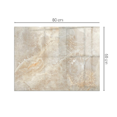 Glass hearth for wood stove rectangular Natural stone pattern