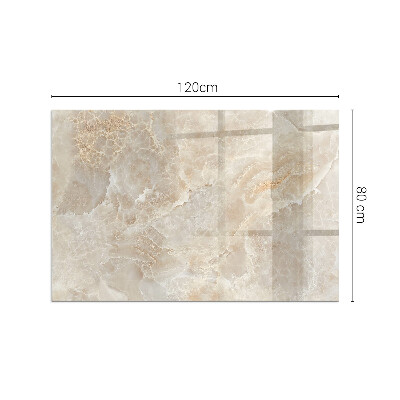 Glass hearth for wood stove rectangular Natural stone pattern
