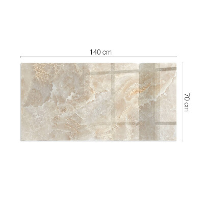 Glass hearth for wood stove rectangular Natural stone pattern