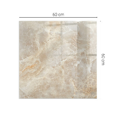 Glass hearth for wood stove rectangular Natural stone pattern