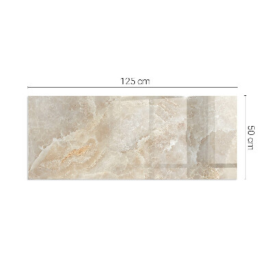 Glass hearth for wood stove rectangular Natural stone pattern