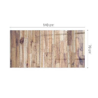 Glass hearth rectangular Wooden board in the layout
