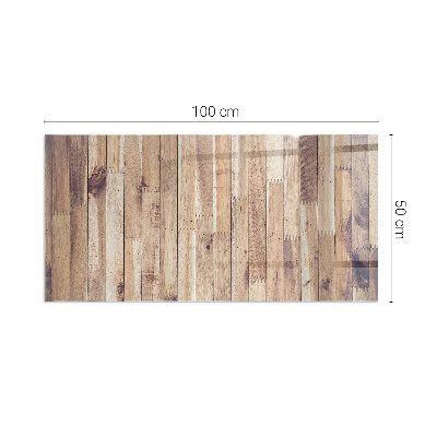 Glass hearth rectangular Wooden board in the layout