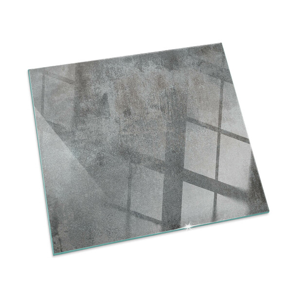 Glass hearth for wood stove rectangular Raw Surface Texture