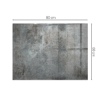 Glass hearth for wood stove rectangular Raw Surface Texture