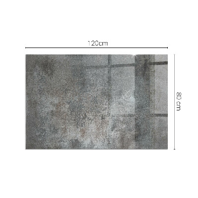 Glass hearth for wood stove rectangular Raw Surface Texture