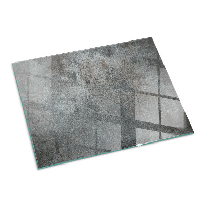 Glass hearth for wood stove rectangular Raw Surface Texture