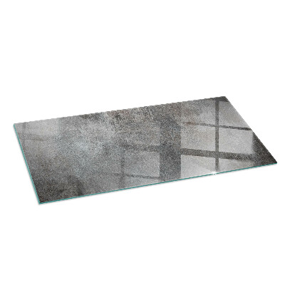Glass hearth for wood stove rectangular Raw Surface Texture