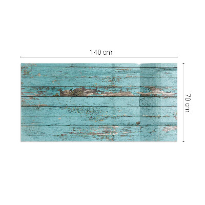 Glass hearth for wood stove rectangular Rustic style boards