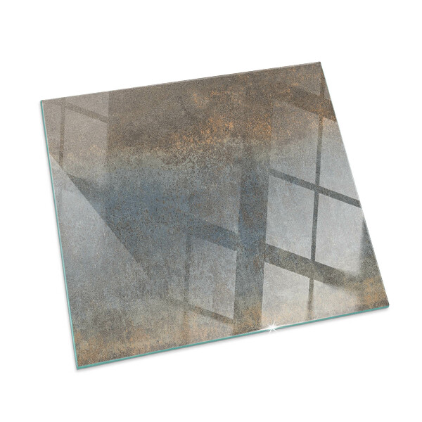 Glass hearth rectangular Abstract texture pattern