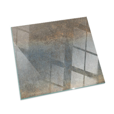 Glass hearth rectangular Abstract texture pattern