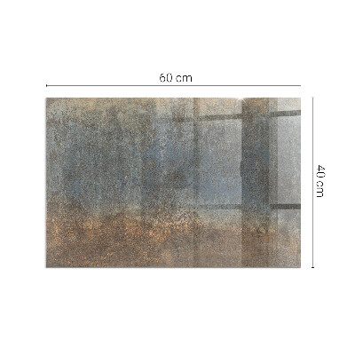 Glass hearth rectangular Abstract texture pattern