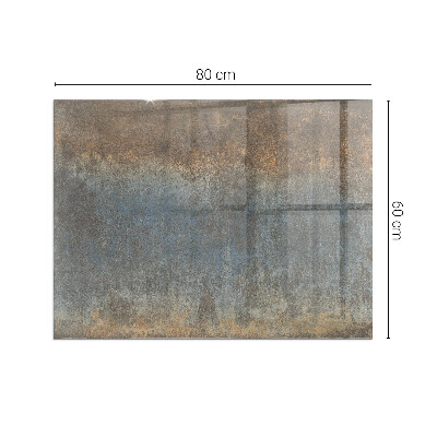 Glass hearth rectangular Abstract texture pattern