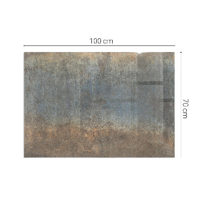 Glass hearth rectangular Abstract texture pattern