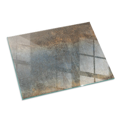 Glass hearth rectangular Abstract texture pattern