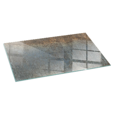 Glass hearth rectangular Abstract texture pattern