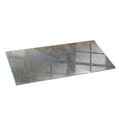 Glass hearth rectangular Abstract texture pattern