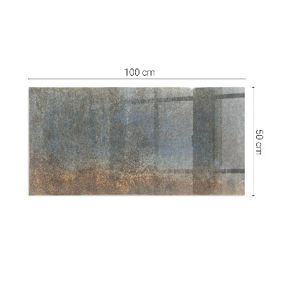 Glass hearth rectangular Abstract texture pattern
