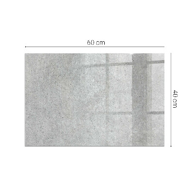 Glass hearth for wood stove rectangular Raw concrete texture