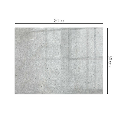 Glass hearth for wood stove rectangular Raw concrete texture