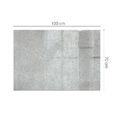 Glass hearth for wood stove rectangular Raw concrete texture