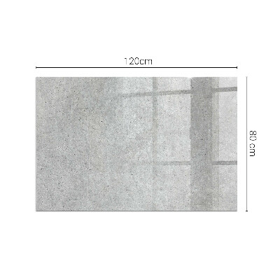 Glass hearth for wood stove rectangular Raw concrete texture
