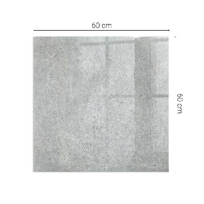 Glass hearth for wood stove rectangular Raw concrete texture
